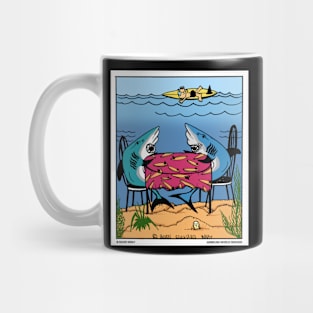 Undersea Restaurant Funny Sea Life Novelty Gift Mug